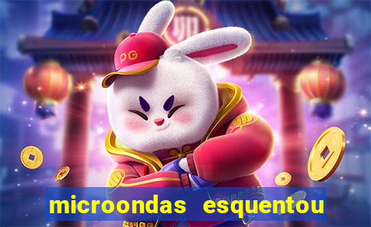 microondas esquentou demais e parou de funcionar